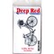 Deep Red Stamps Floral Bicycle Rubber Cling Stamp 3.1 x 2.1 inches